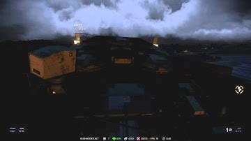Arma 3 bushwookie.net Exile mod jumping a ramp into a base with added satchel charge explosion.