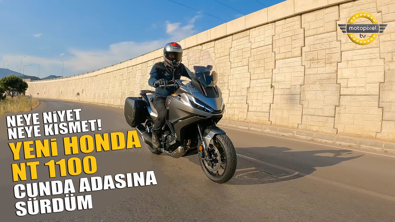 Yeni Honda NT 1100'ü Cunda Adasına Sürerek İnceledim!