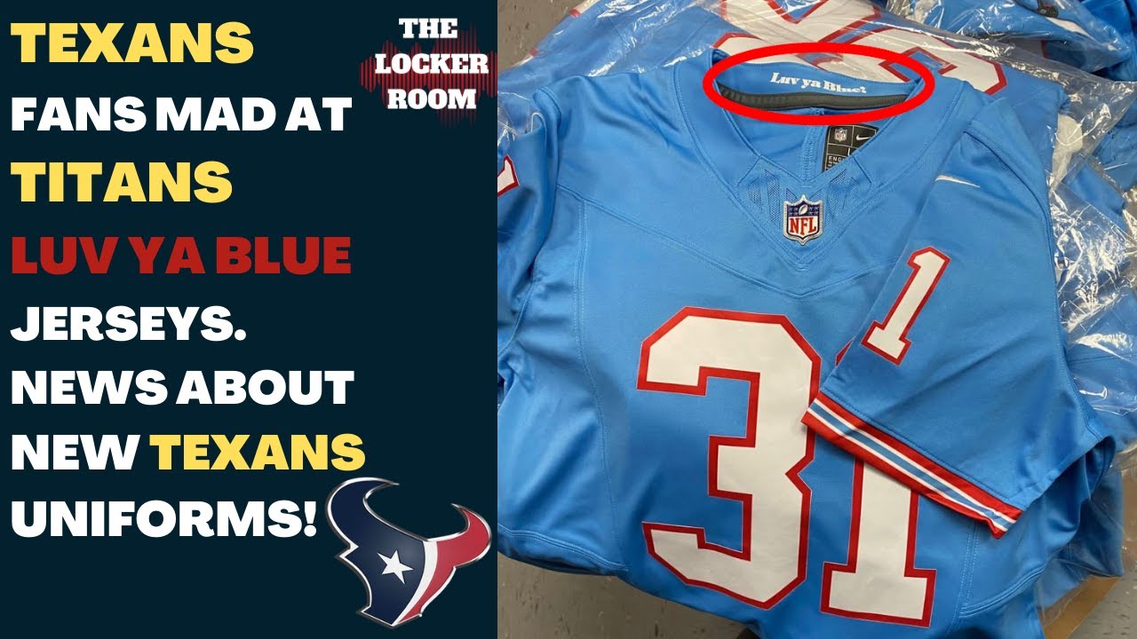 Tennessee Titans reveal first look at Houston Oilers throwback jerseys