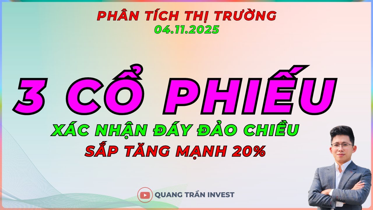 VNINDEX TẠO ĐÁY, Top cổ phiếu xác nhận đảo chiều sắp tăng mạnh