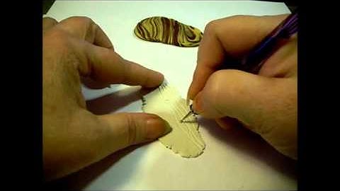 #diy #polymerclay  Faux Woodgrain tutorial
