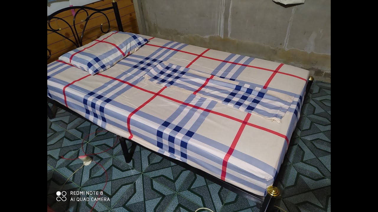 ผ้าปูที่นอนเกรดเอลายกราฟฟิค 3.5ฟุต - สั่งจาก shopee - Unboxing
