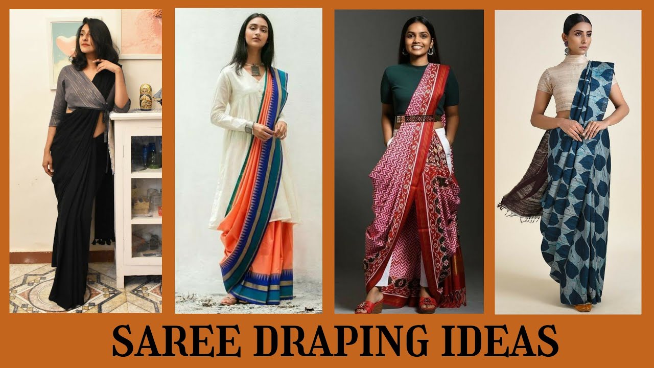 saree draping ideas