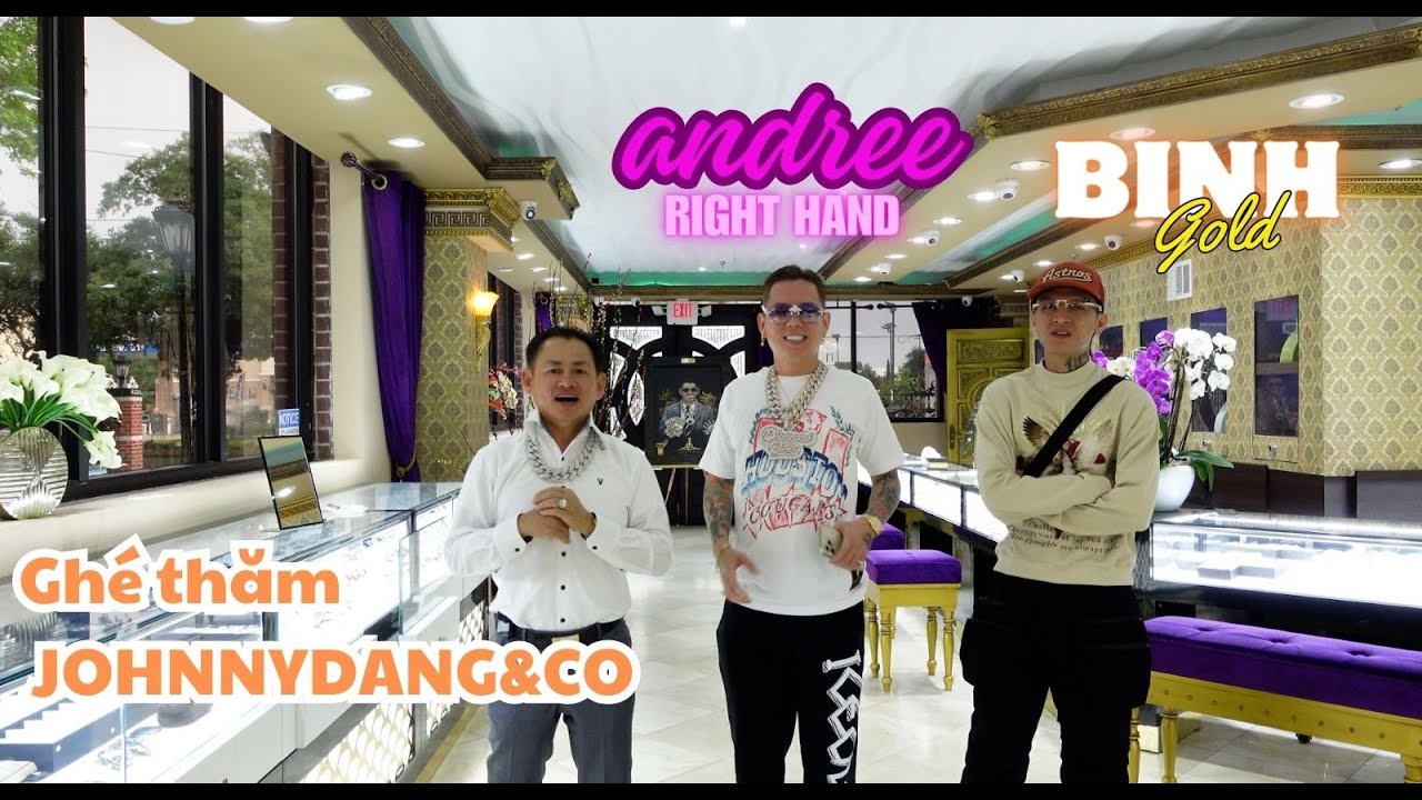Andree & Bình Gold ghé thăm Đại Bản Doanh JohnnyDang&CO - Trên tay những món hàng khủng !!!