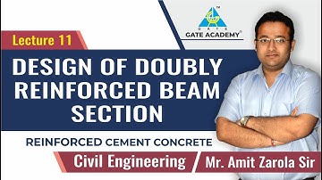 Design of Doubly Reinforced Beam Section | Lecture 11 | Reinforced Cement Concrete