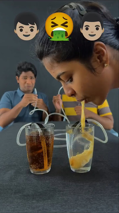 Who will drink the vomiting water?!🤮 #shorts #shortsfeed #viralshorts #challenge