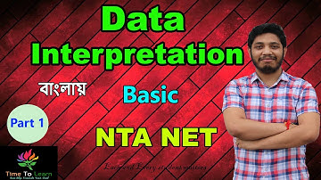 Data Interpretation in Bengali for NTA NET : DI | Basic | Concept | UGC NET | Research Methodology