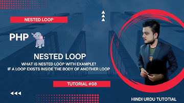 PHP Nested Loop | Nested For Loop in PHP | Patterns in PHP | PHP Tutorials 🐘🐘 | Urdu / Hindi #08 ✅
