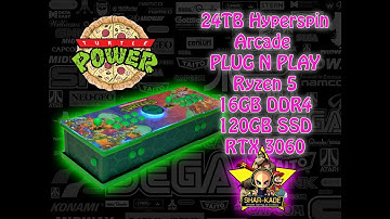 24TB Hyperspin Custom Arcade Plug n Play - Teenage Mutant Ninja Turtles Design #gaming   #arcade