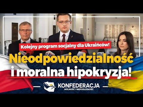 Kolejne programy socjalne dla Ukraińców z kieszeni polskiego podatnika