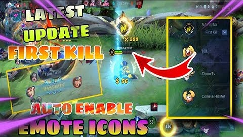 HOW TO AUTO ENABLED EMOTE ICON 2022 | MOBILE LEGENDS BANG BANG