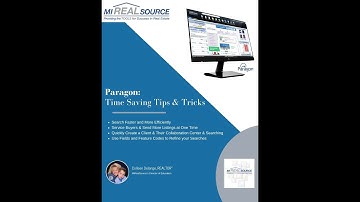 Paragon MLS Tips and Time Saving Tricks 1 28 2025