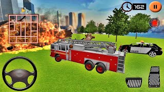 Fire Truck Rescue Simulator 3D - Firefighter Emergency Truck Driver #5 - Android Gameplay screenshot 5