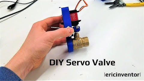 Simple DIY Servo Valve - 3D Printed