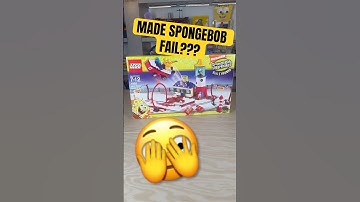 LEGO Knew SpongeBob Would FAIL… So They Made This… #lego #legospongebob #spongebob