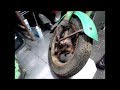 ４０年放置のバイクをレストア　その３ 固着がひどくてホイールが外れない （ Restoration part3 of the motorcycle）