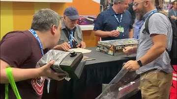 PRGE 2024 Nolan Bushnell at Atari Booth