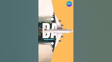Cara Membuat Intro Video Travel dengan Slide Pesawat di Canva #tutorial #canva #canvaindonesia