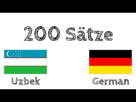 Video: So Lernen Sie Die Usbekische Sprache