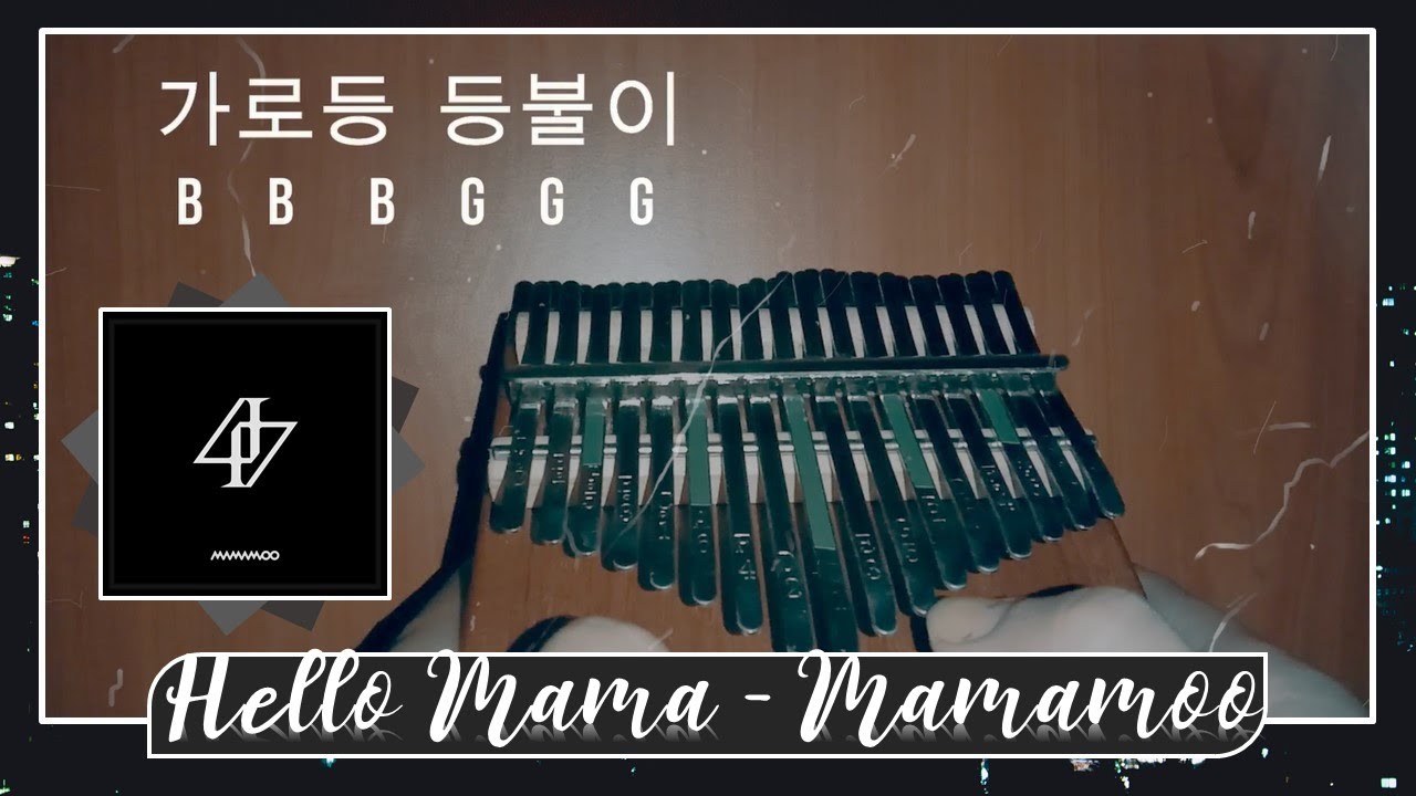 7 Years Lukas Graham Kalimba Tabs Letter  Number Notes
