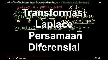 50. Aplikasi Transformasi Laplace pada Persamaan Diferensial