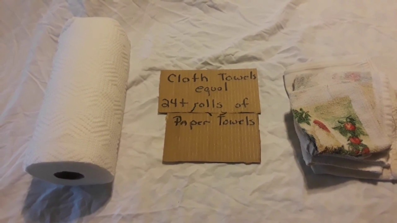 Paper Towels VS Kitchen Towels YouTube