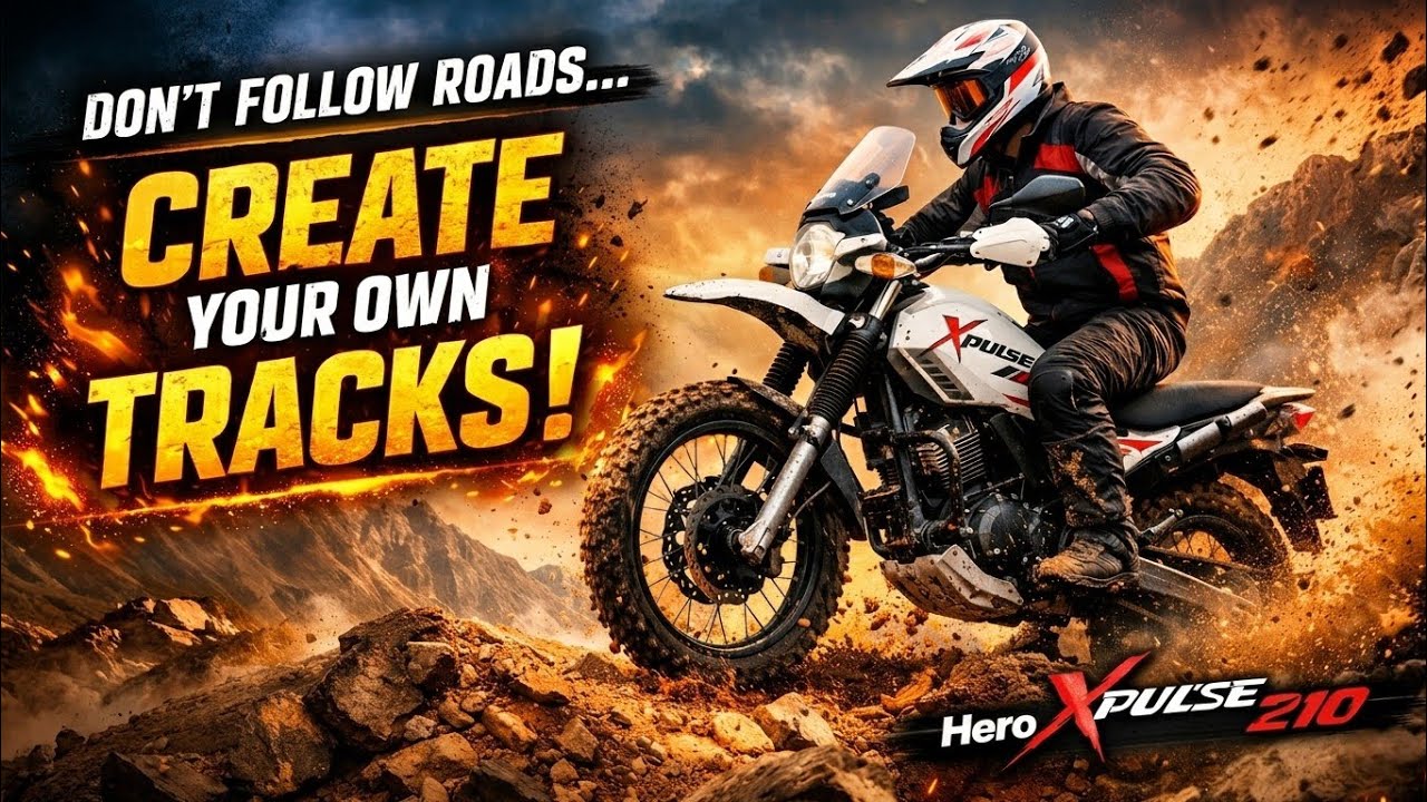 Hero Xpulse210 - No Roads -No Routs - No plans..!!!