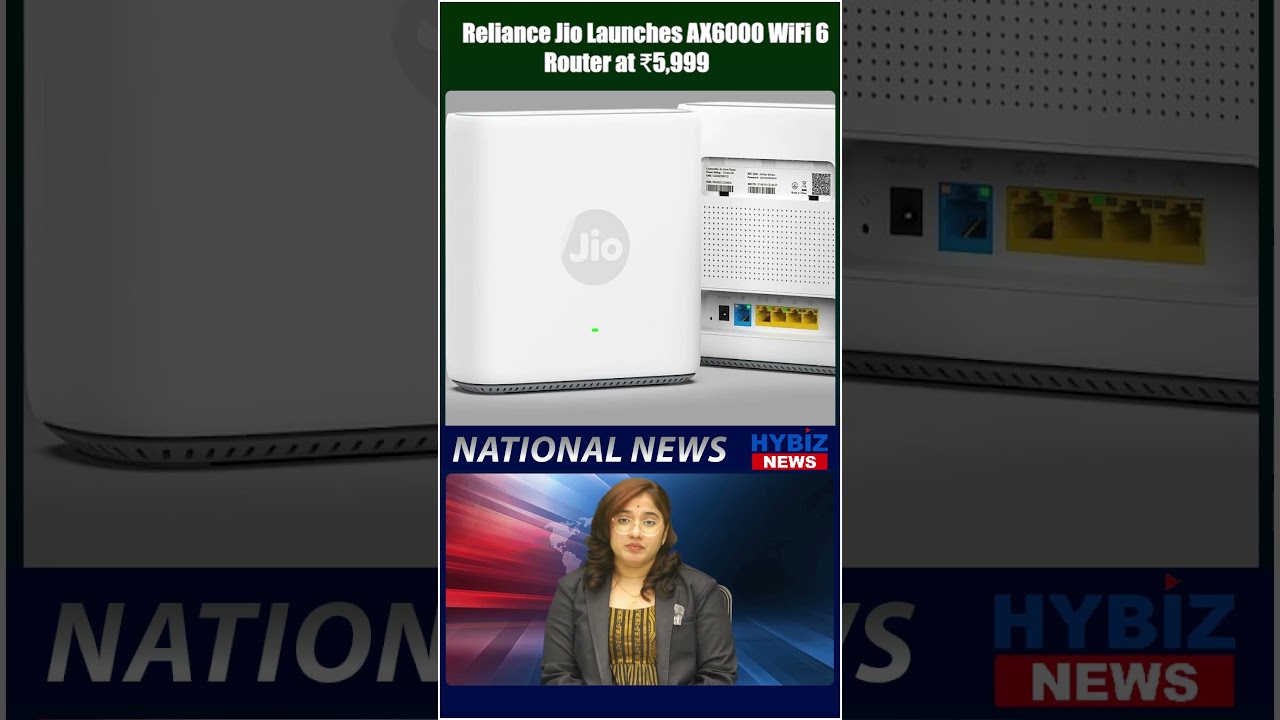 Jio Launches AX6000 WiFi 6 Router at ₹5,999 | 6000Mbps Speed + AI Mesh