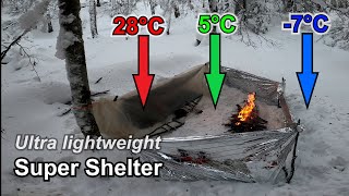 Testing the Ultra-lightweight Super Shelter for Extreme Cold Weather