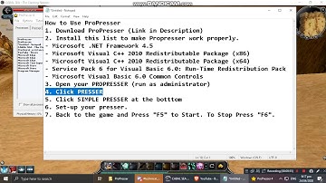 HOW TO USE PROPRESSER.