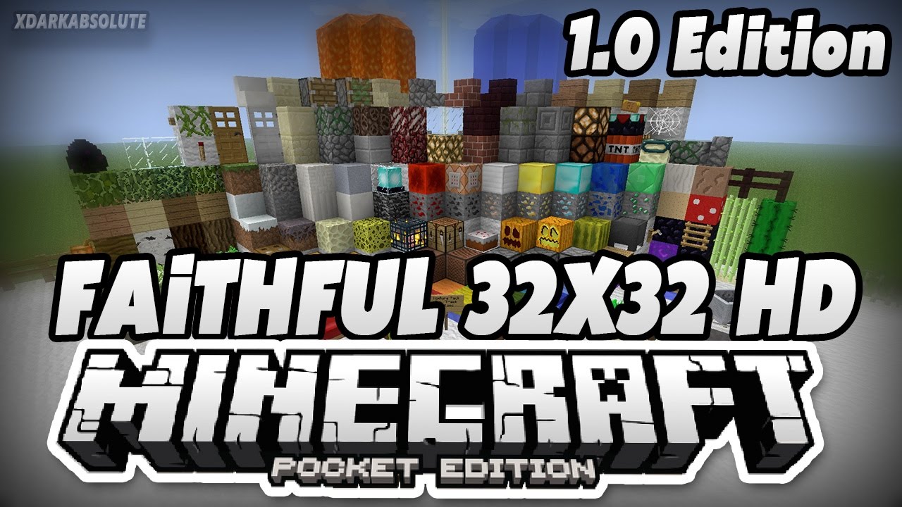 MINECRAFT PE 1.0.2 - APK MODIFICADO COM TEXTURA FAITHFULL E