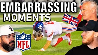 NFL Most Embarrassing Moments REACTION!! | OFFICE BLOKES REACT!!
