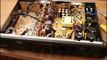 Change fan in Behringer NX4-6000 to Noctua silent fans.