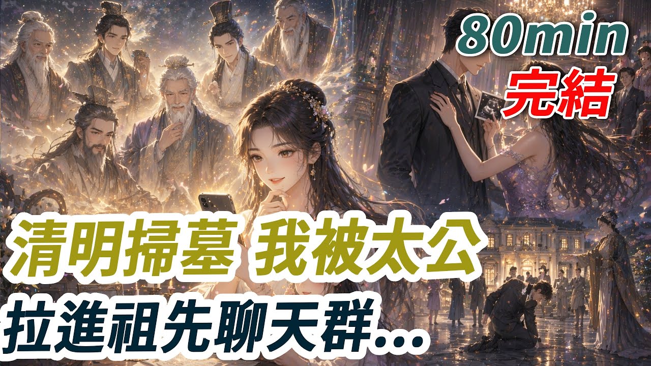 Lost in the cemetery by her husband, she was accidentally pulled into an ancestral chat group and sheltered by Taigong for a thousand years; under a secret layout, she uncovered White Moon Guang's plot to take power and use the game to fight back against the tycoon; when the truth came to light, she kept her marriage and children, and fought back from being a humble orphan girl to become the head mother of the Song family.