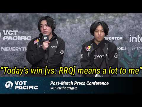 ZETA DIVISION (ZETA vs. RRQ) | VCT Pacific Stage 2 2026 | Post-match Press Conference