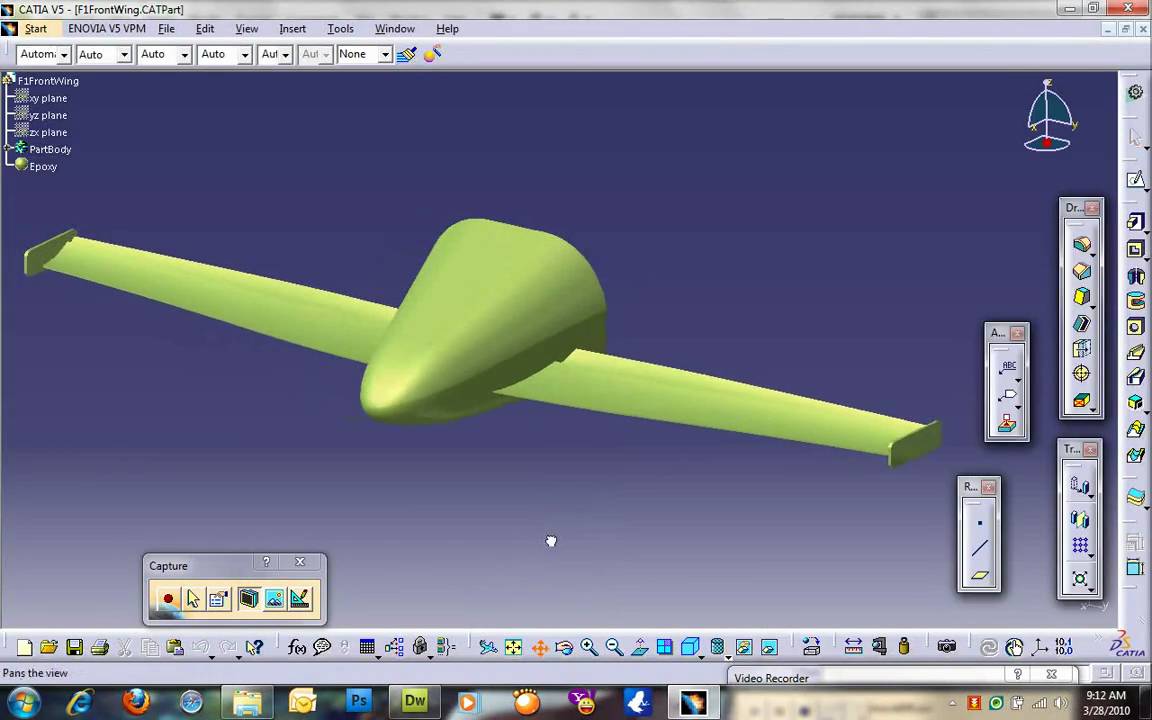 Modeling an F1 Front wing in CATIA V5 YouTube