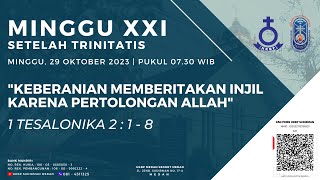 Live Ibadah Minggu XXI Setelah Trinitatis HKBP Medan Sudirman | Minggu, 29 Oktober 2023 - 07.30 WIB