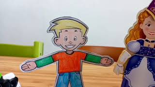 Flat Stanley at home