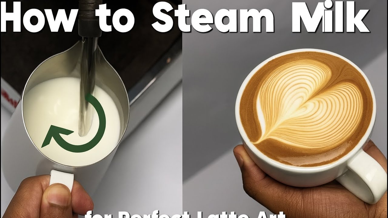 😅Learn This Trick to Steam Milk Like a Pro Barista 🥵✅