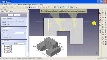 04a FreeCAD Part Design Workbench Tutorial (with audio)