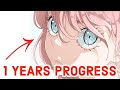 Ive been drawing anime art for 1 year heres what i learned