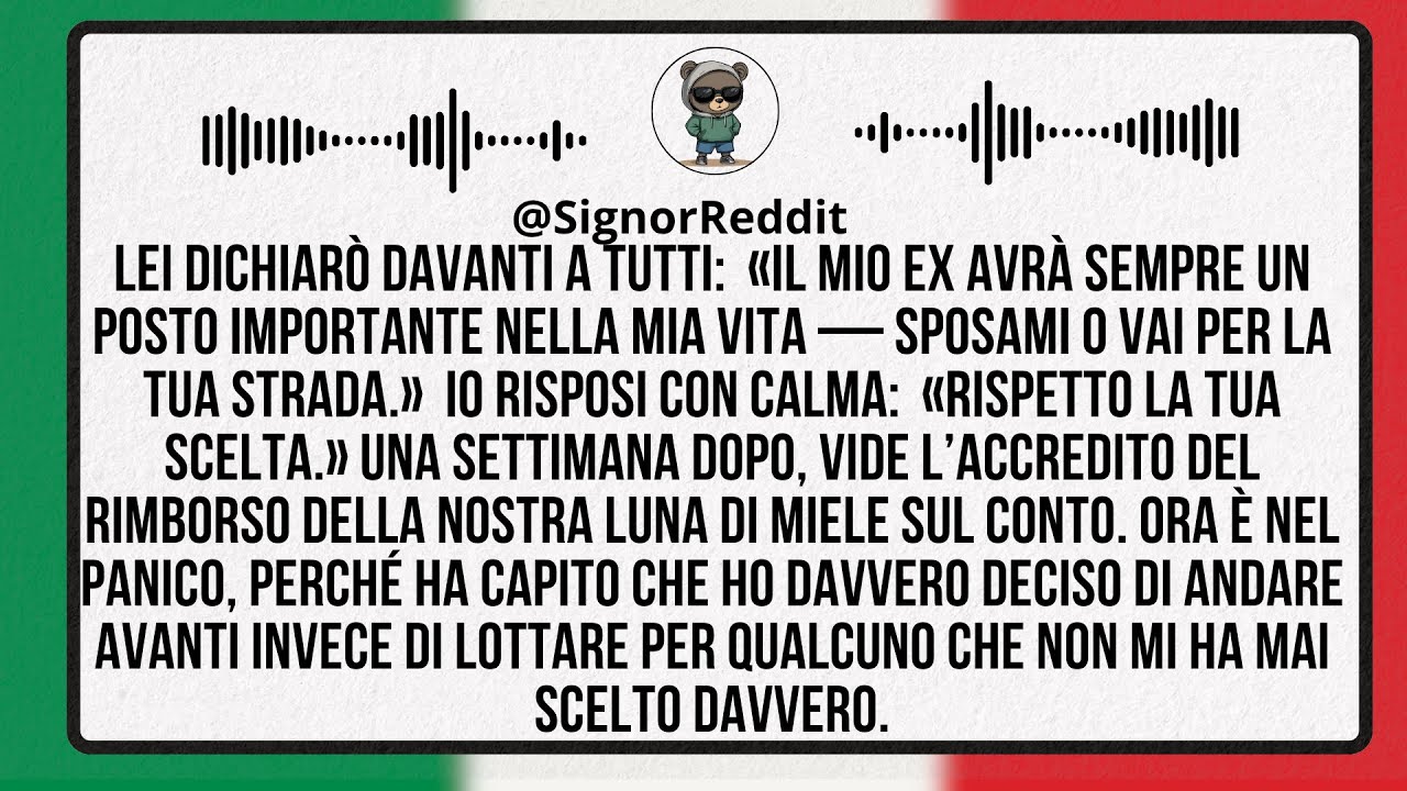 Lei dichiarò davanti a tutti: 