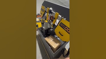 Double mitering bandsaw BEKAMAK BMSY 320 DGH #bandsaw #metalbandsaw #metalcuttingbandsaw