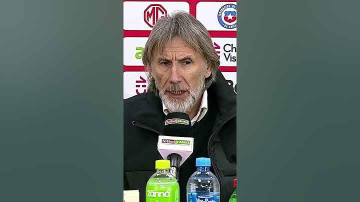 Gareca confirma que deja la banca de La Roja tras la eliminación de Chile