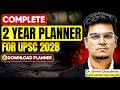 The *ONLY* UPSC 2028 Planner You'll EVER Need | Download Printable Planner | Dr. Shivin (Ex-IRS)