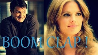 castle + beckett; boom clap!