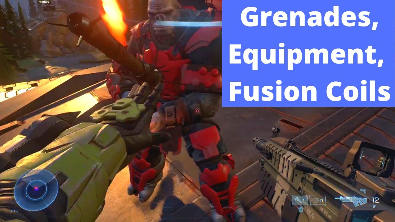Halo Infinite GRENADES, EQUIPMENT, FUSION COILS Compilation YouTube