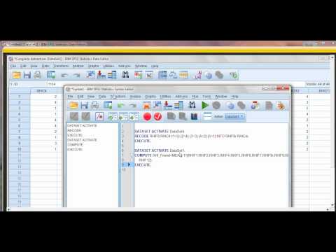 Creating subscale scores in SPSS
