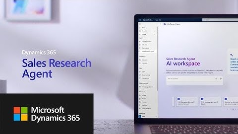 Introducing the Sales Research Agent in Dynamics 365