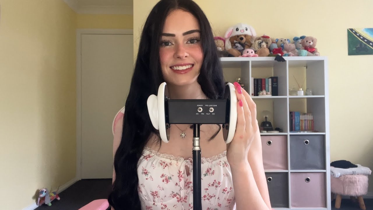 ASMR 3dio ear massage (latex gloves, gel, lotion, baby wipes) 🌺